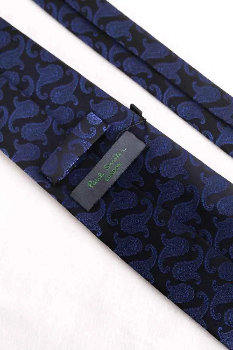 Cravate Paul Smith Marine en Soie