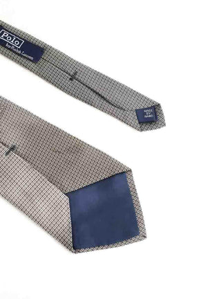 Cravate Ralph Lauren Gris en Soie