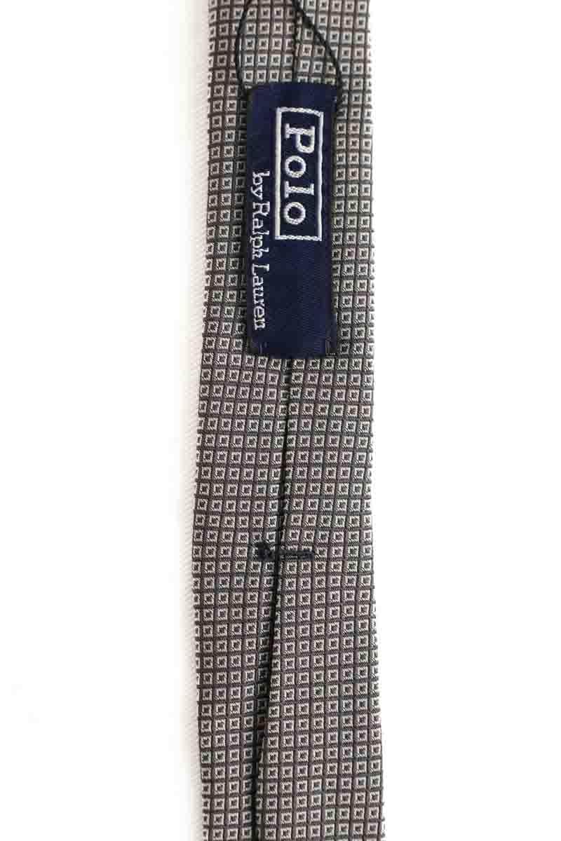 Cravate Ralph Lauren Gris en Soie