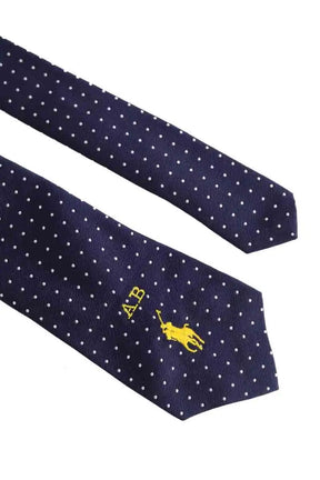 Cravate Ralph Lauren Marine en Soie