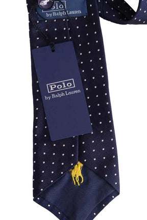 Cravate Ralph Lauren Marine en Soie