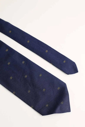 Cravate Valentino Bleu en Soie
