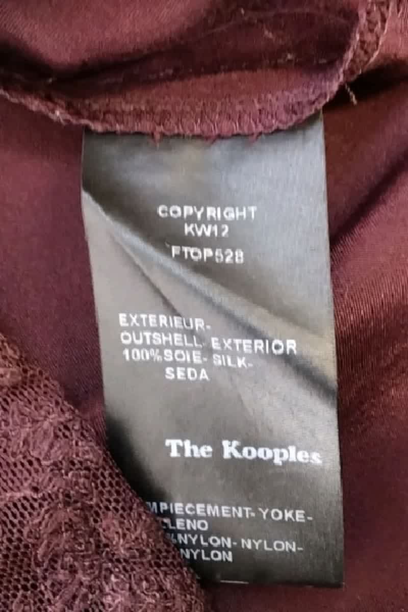 T-shirt The Kooples  Bordeaux