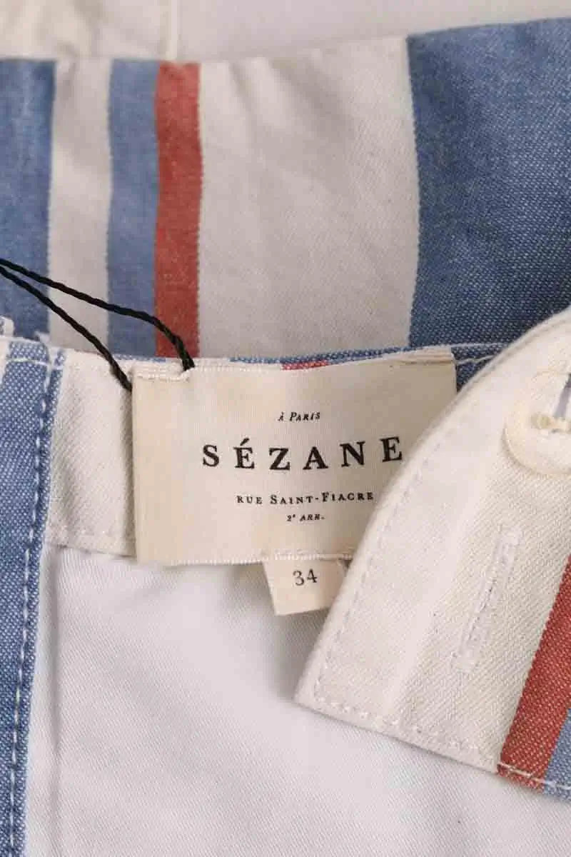 Top sans manche Sézane Multicolore en Coton