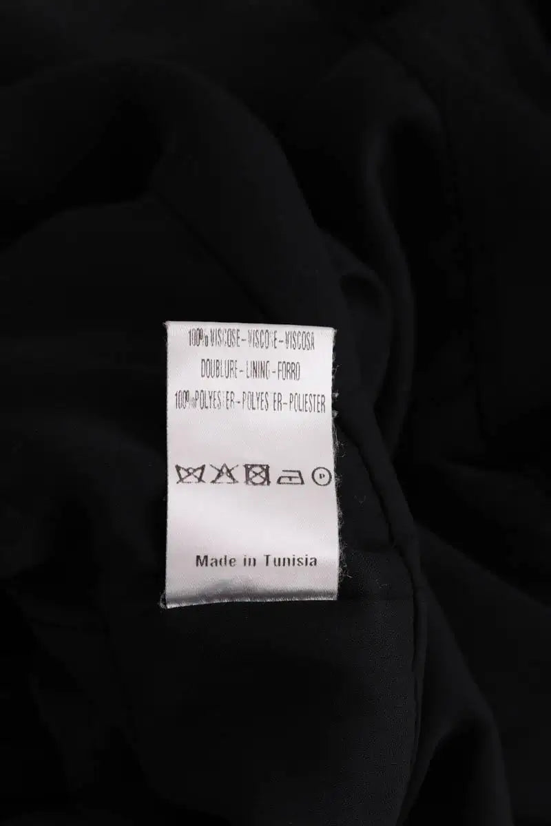 Robe Sandro Noir en Synthétique