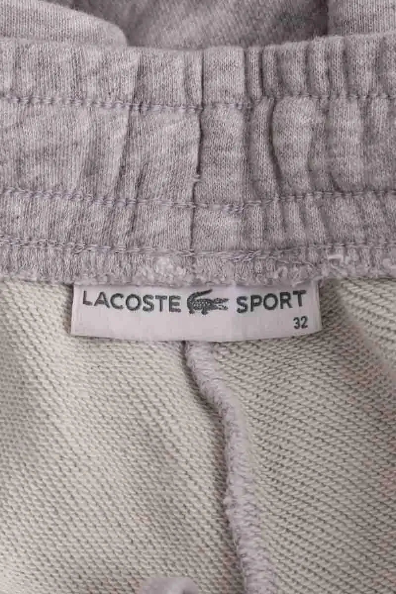 Mini short Lacoste Gris en Coton