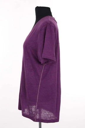 T-shirt Maison Sarah Lavoine Violet en Lin