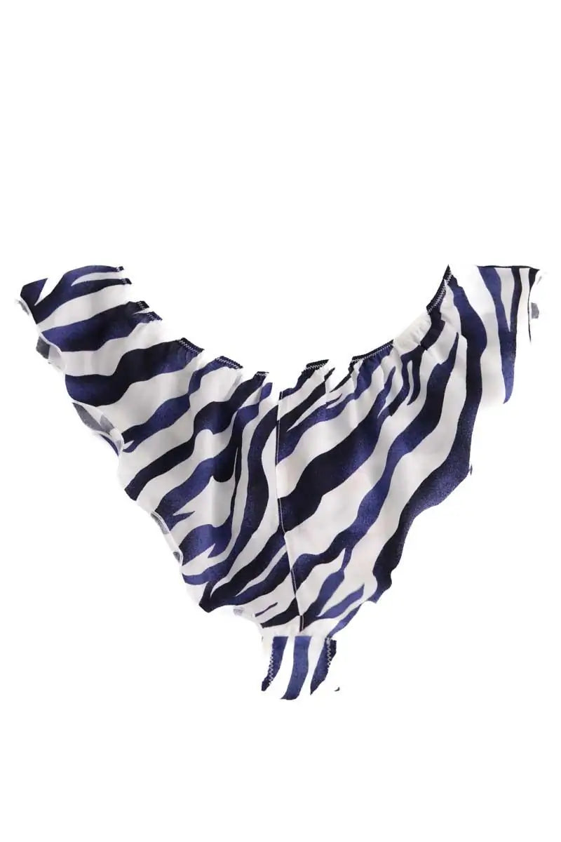 Culotte Noo Fly Blue Tiger  Bleu en Synthétique