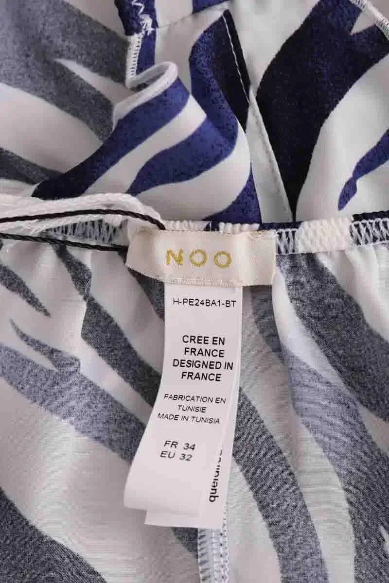 Culotte Noo Fly Blue Tiger  Bleu en Synthétique