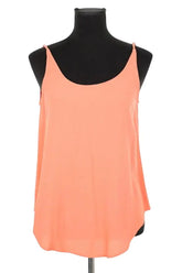 Top sans manche Bash Orange en Polyester, taille XS - Seconde Main