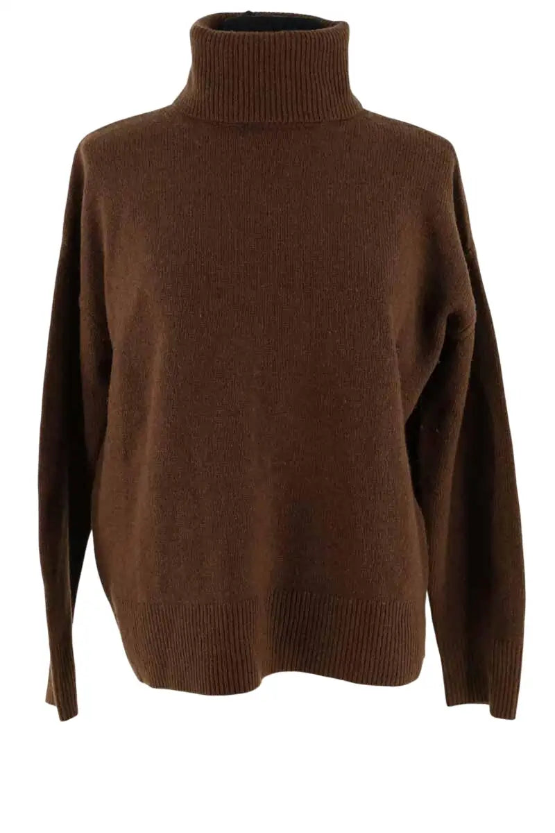 Pull Vanessa Bruno Marron en Laine, taille S - Seconde Main
