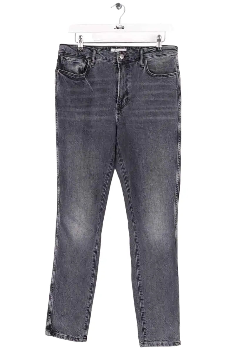 Jean slim Anine Bing Noir en Coton, taille L - Seconde Main