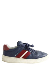 Baskets Bally Bleu en Cuir, taille 42 - Seconde Main