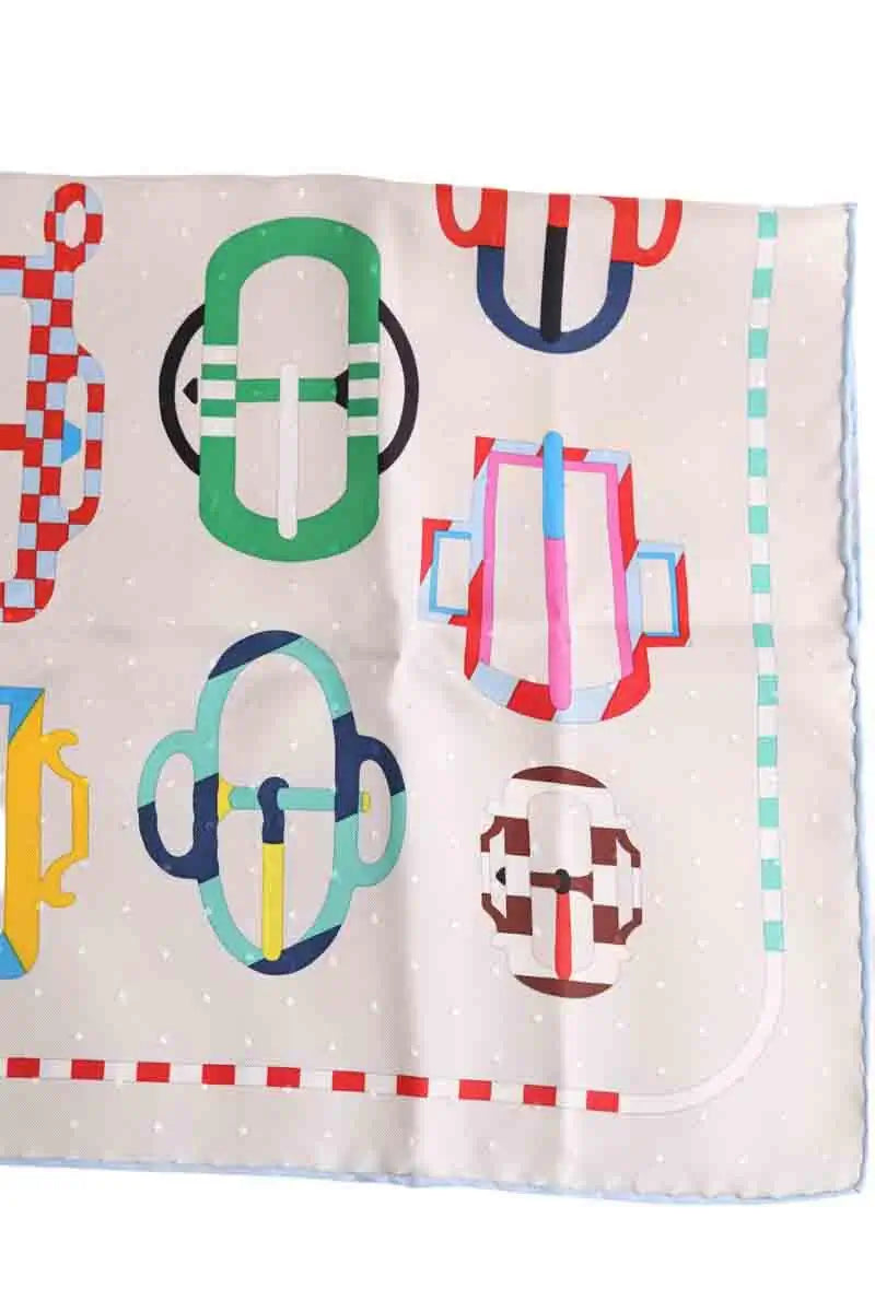 Carré Hermès Multicolore en Soie