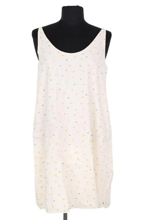 Robe Des Petits Hauts Ecru en Coton, taille M - Seconde Main