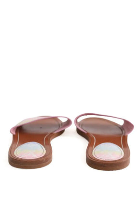 Sandales Louis Vuitton Marron en Cuir