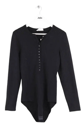 Body Sézane Noir en Laine, taille XXL - Seconde Main