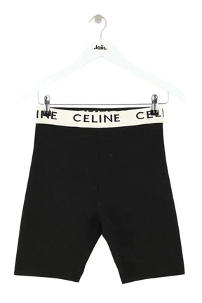 Cycliste Celine Noir en Coton, taille S - Seconde Main