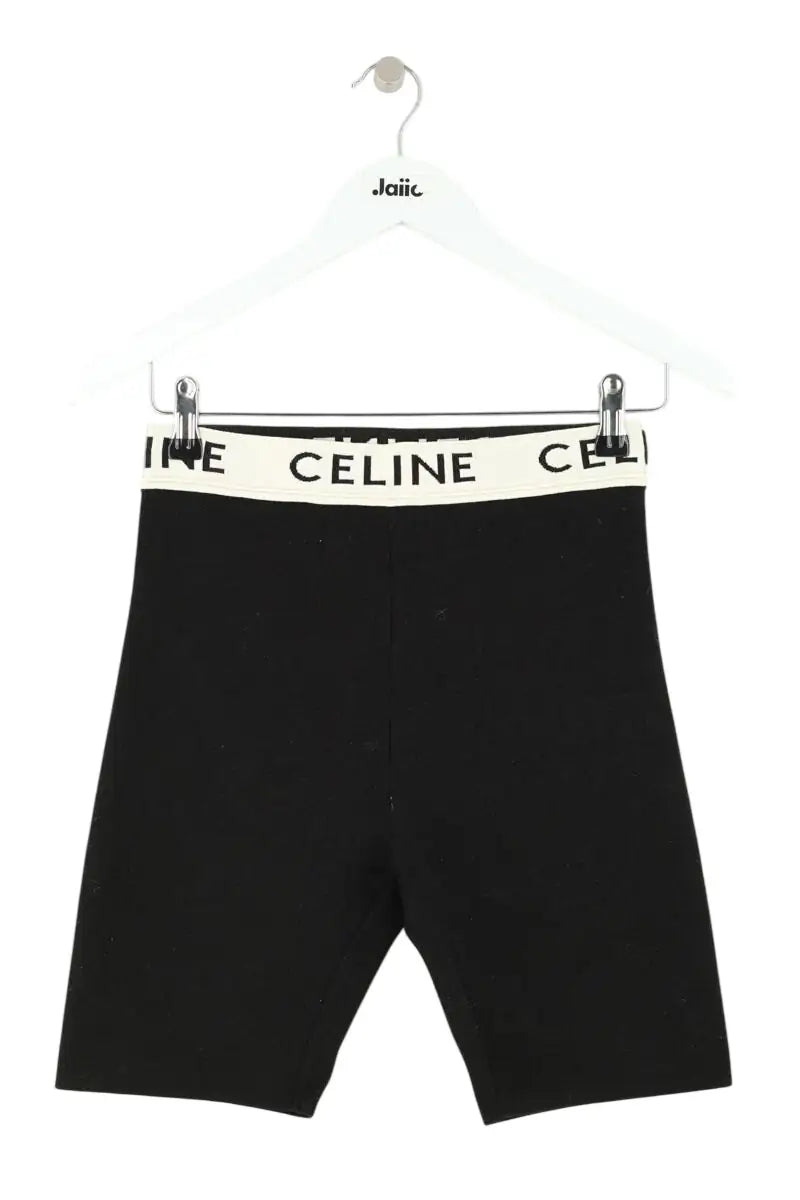 Cycliste Celine Noir en Coton, taille S - Seconde Main