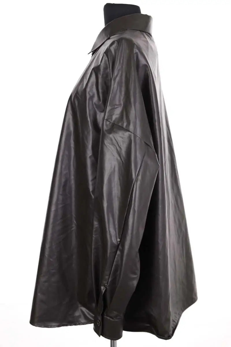 Chemise Marina Rinaldi Marron en Synthétique