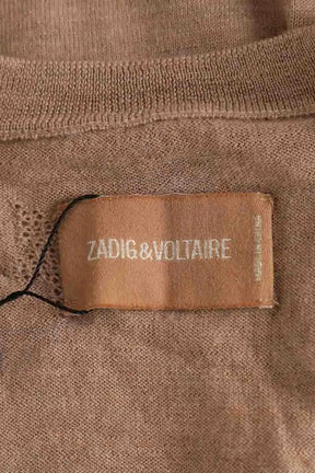 Pull Zadig & Voltaire Camel en Laine