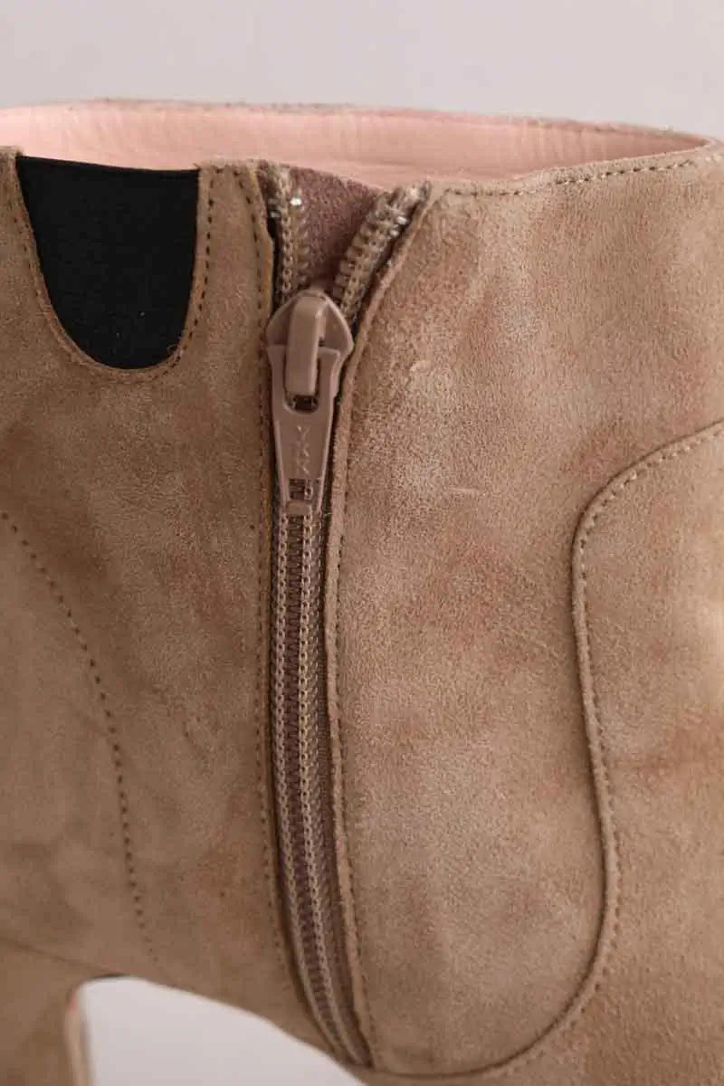 Talons Repetto Beige en Daim
