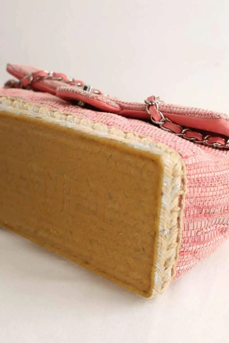 Sac porté épaule Chanel Timeless/Classique Rose