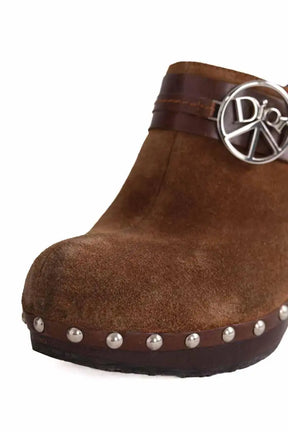 Talons Dior Camel en Daim