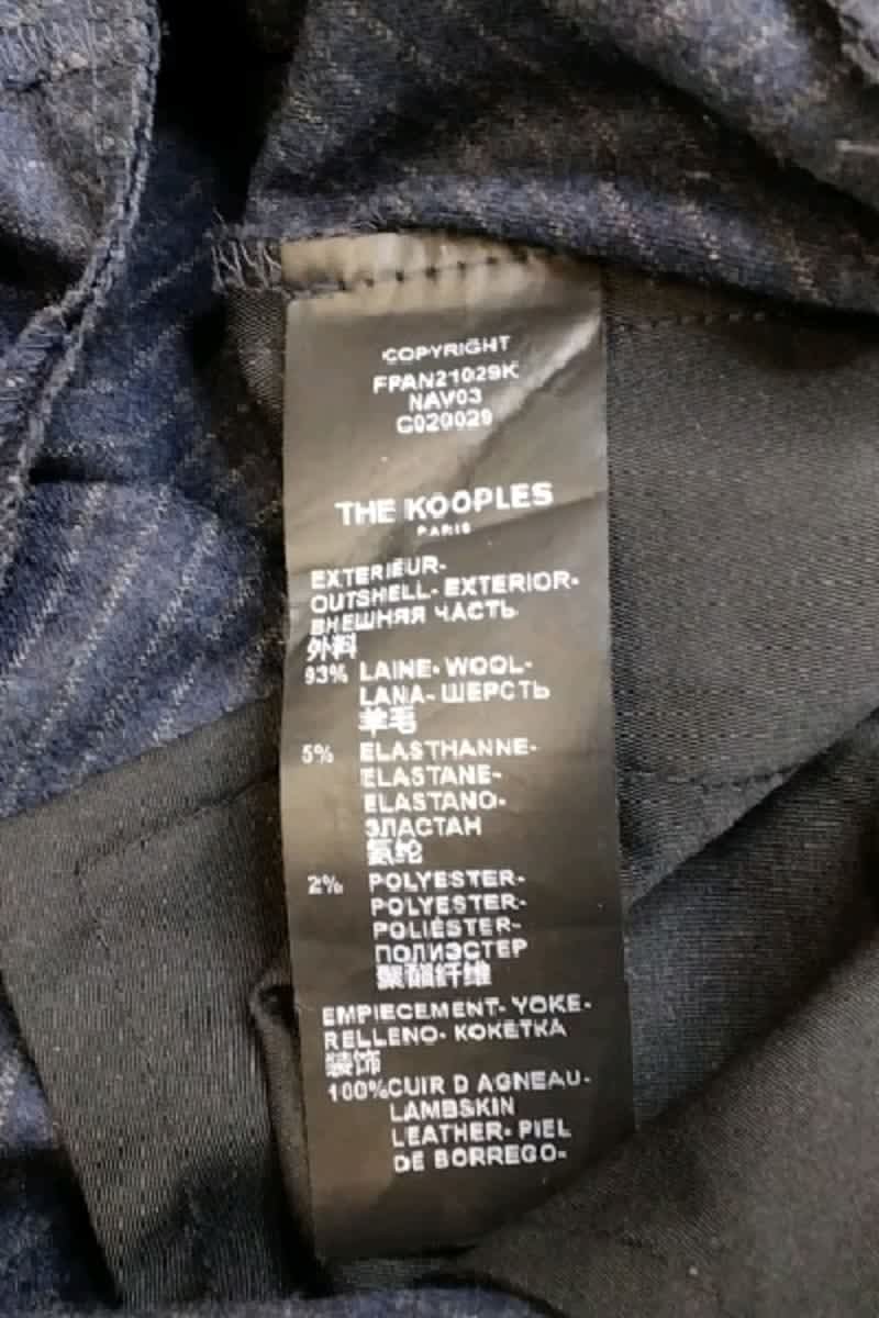 Pantalon large The Kooples  Marine
