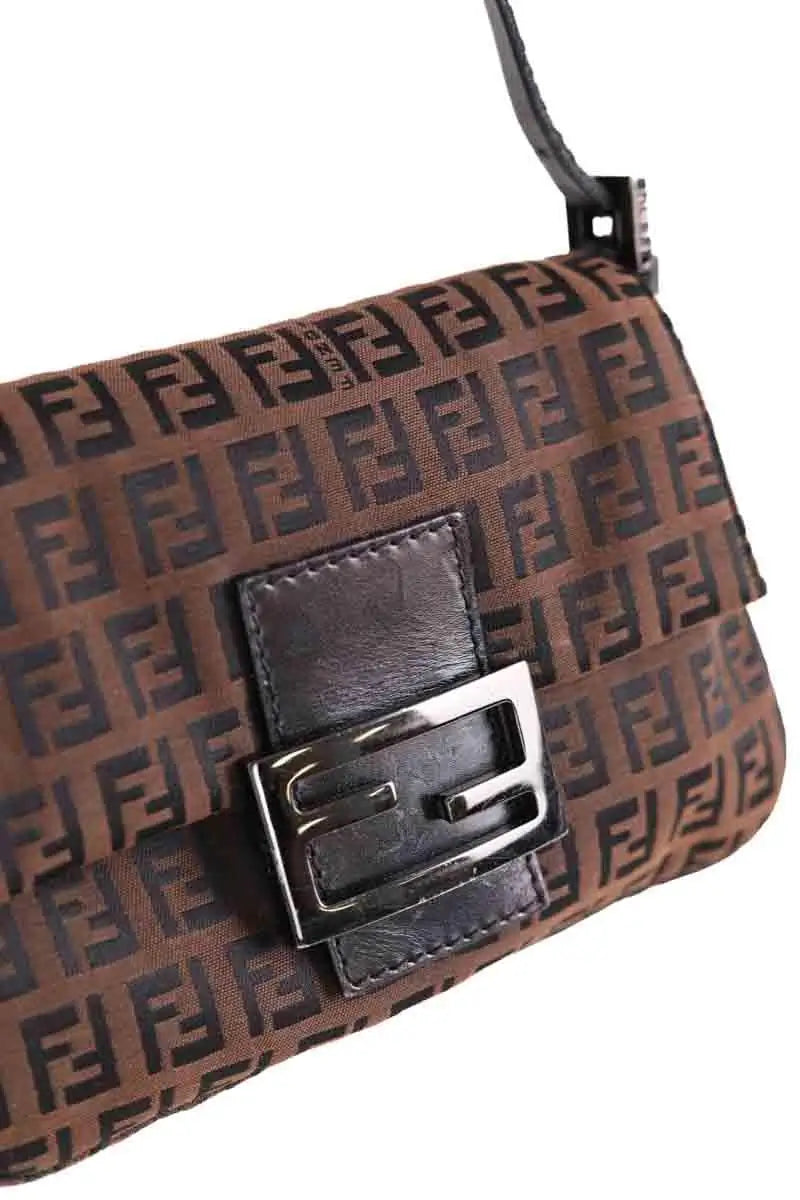 Sac porté épaule Fendi Marron en Synthétique
