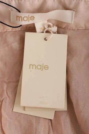 Mini short Maje Rose en Synthétique