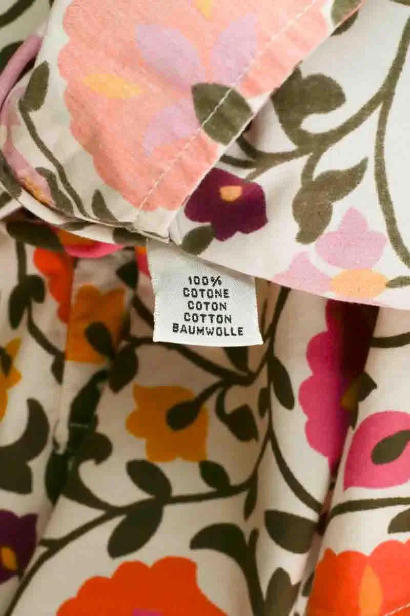 Robe Double Je Rose en Coton