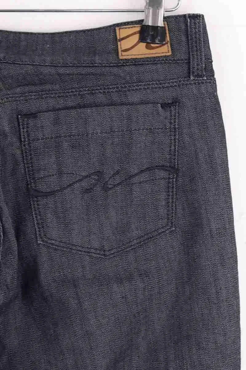 Jean droit Tommy Hilfiger Marine en Coton