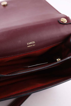 Bandoulière Lancel Pia Bordeaux