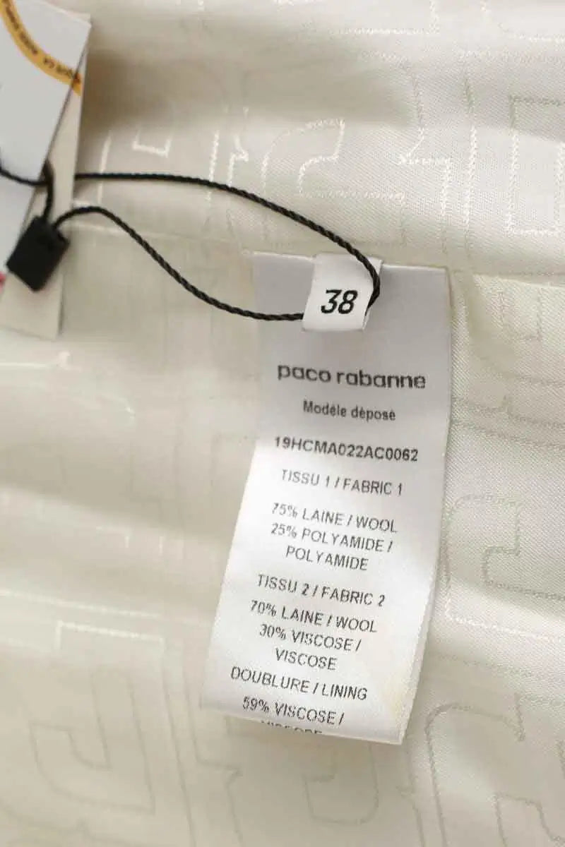 Fourrure Paco Rabanne  Ecru