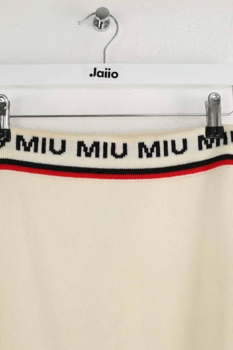 Mini Miu Miu  Ecru
