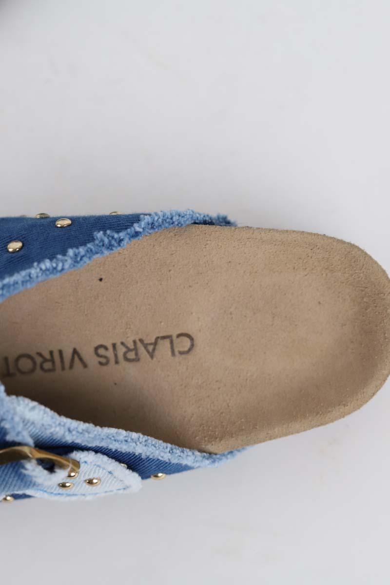 Mules Claris Virot  Bleu