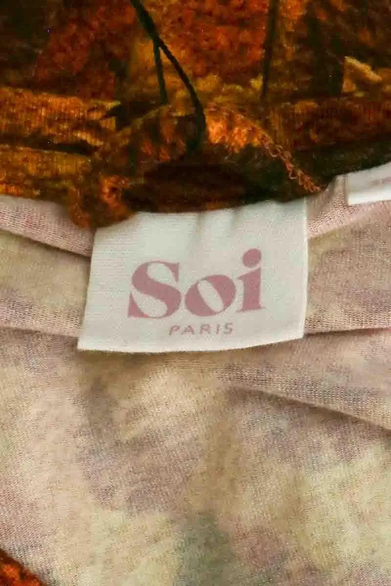 Robe Soi Marron en Viscose