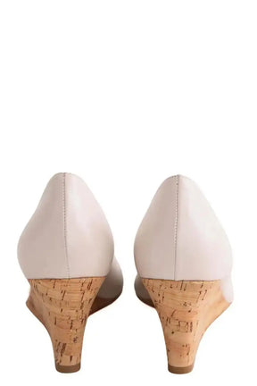 Talons LK Bennett Eevi Ecru en Cuir