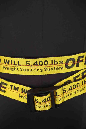 Ceinture Off White  Jaune