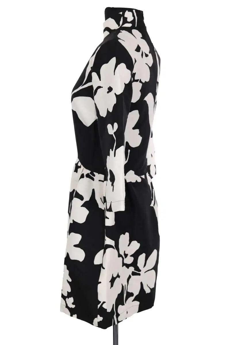 Robe Double Je Noir en Laine