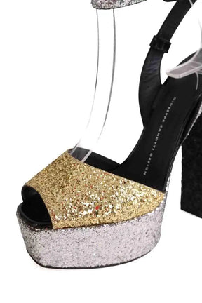 Talons Giuseppe Zanotti Argent en Cuir