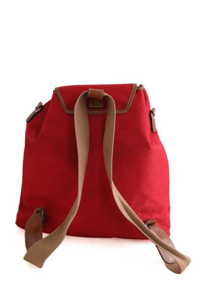 Sac à dos Lancel Rouge en Tissu