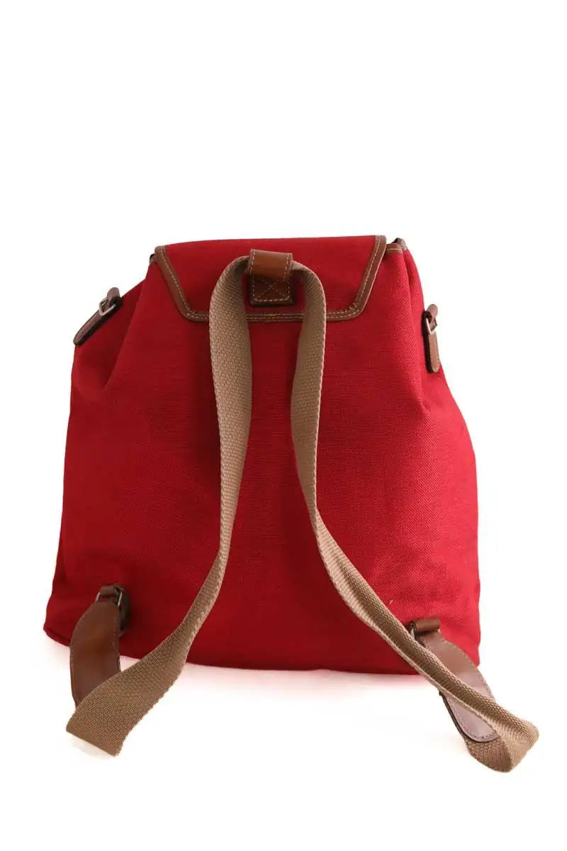 Sac à dos Lancel Rouge en Tissu