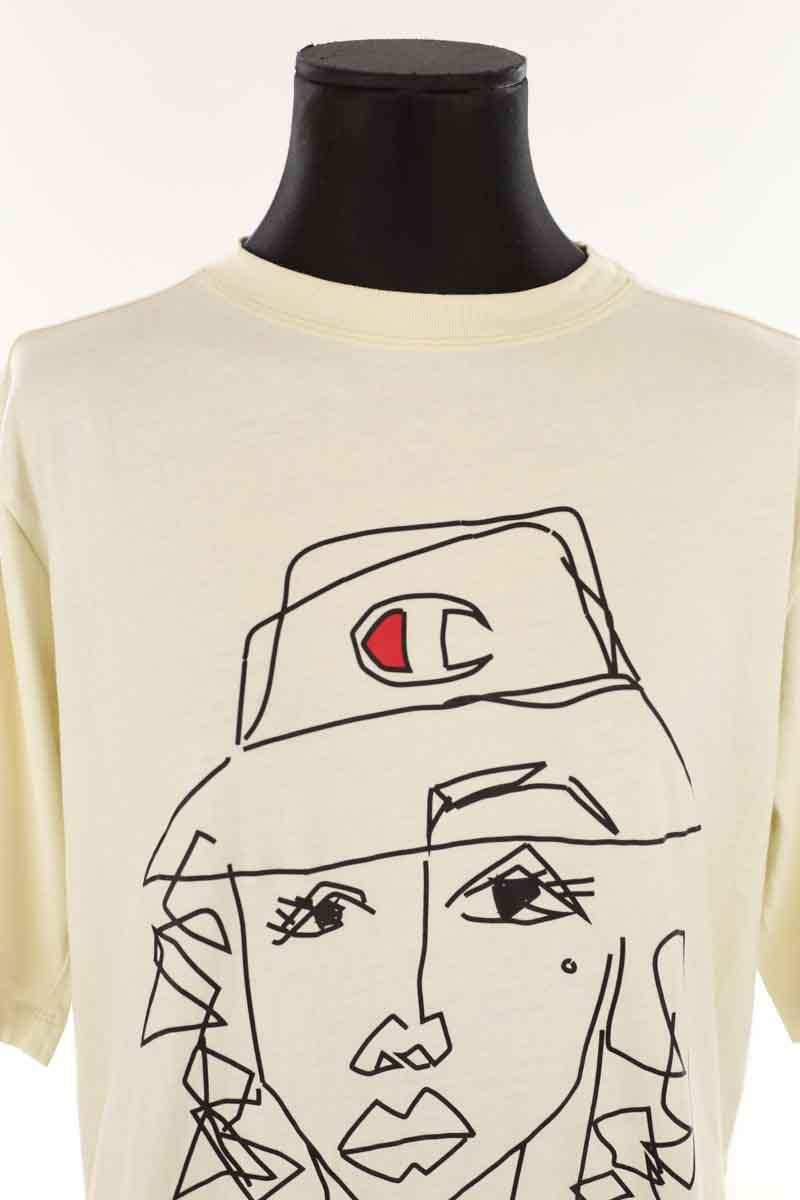 T-shirts Champion  Jaune