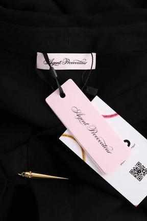 Robe Kaftan Agent Provocateur Noir en Soie