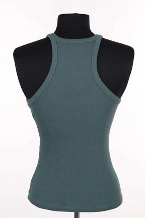 Top sans manche Sézane Vert en Coton