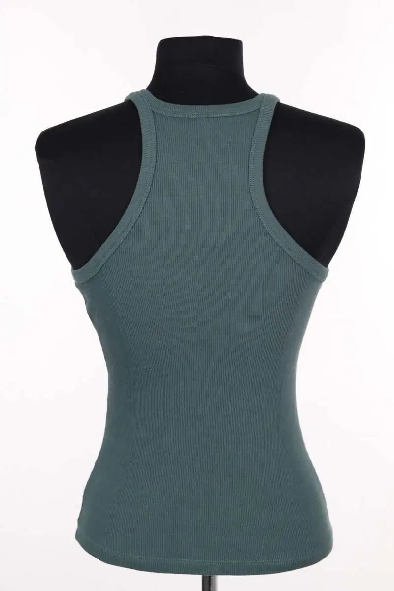 Top sans manche Sézane Vert en Coton