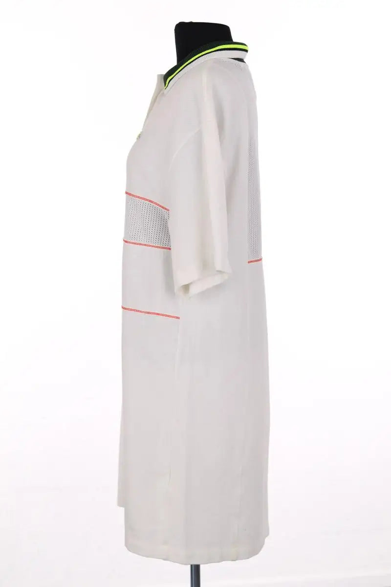 Robe Lacoste Blanc en Coton