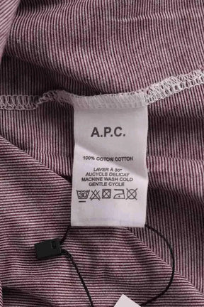 T-shirt APC Bordeaux en Coton